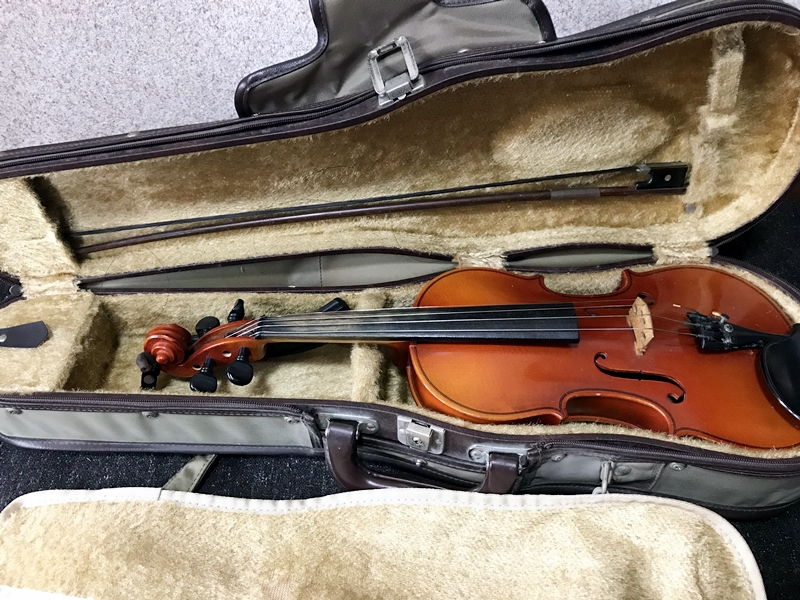 suzuki violin no220 1986年 1/4 スズキヴァイオリン ケース 弓付き 