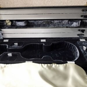 バイオリンケースGewa Original Jaeger Lineanova ゲバ/イエガー/ヴァイオリン/カバー 湿度計 加湿器 鍵 ストレート弦収納筒付き