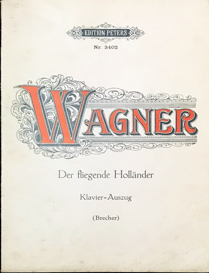 fliegende　中古楽譜専門店プラスノート　wagner　ワーグナー　さまよえるオランダ人　–　Der　Hollander