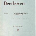 ベートーヴェン チェロのための変奏曲集 beethoven variationen fur klavier und violoncello