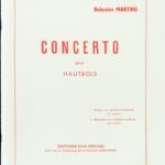 マルティヌー オーボエ協奏曲 martinu concerto pour hautbois