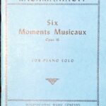 ラフマニノフ 6つの楽興の時 rachmaninoff Six moments musicaux op16