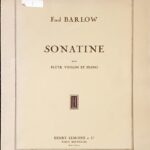 バルロー ソナチネ fred barlow sonatine