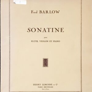 バルロー ソナチネ fred barlow sonatine