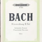 バッハ クラヴィーア練習曲集第2部 bach klavierubung 2 teil