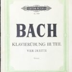 バッハ クラヴィーア練習曲集第3部 4つのデュエット bach klavierubung 3 teil vier duette