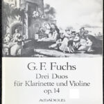 フックス 3つの二重奏曲 fuchs drei duos