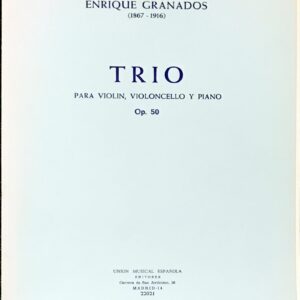 グラナドス ピアノ三重奏曲 granados trio op50