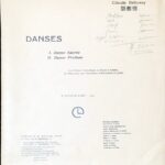 ドビュッシー 神聖な舞曲と世俗的な舞曲 debussy danse sacree danse profane
