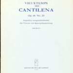 アンリ・ヴュータン カンティレナ vieuxtemps cantilena op48 no24