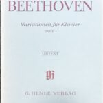 ベートーヴェン 変奏曲集 第1巻 beethoven variationen fur klavier band 1