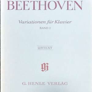 ベートーヴェン 変奏曲集 第1巻 beethoven variationen fur klavier band 1