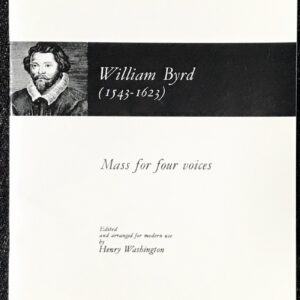 バード 4声のためのミサ曲 William Byrd Mass for Four Voices