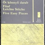 シューマン five easy pieces schumann scghnitterliedchen
