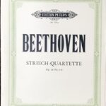 ベートーヴェン 弦楽四重奏曲集 op 18 nr1-6 beethoven Streich Quartette 輸入楽譜/洋書/ヴァイオリン/バイオリン/peters/ペータース