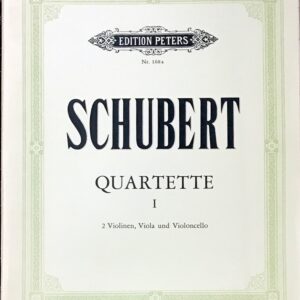 シューベルト 四重奏曲集 1 op 29/125 schubert Quartette D 804 87 353 810 輸入楽譜/洋書/ヴァイオリン/バイオリン/peters/ペータース