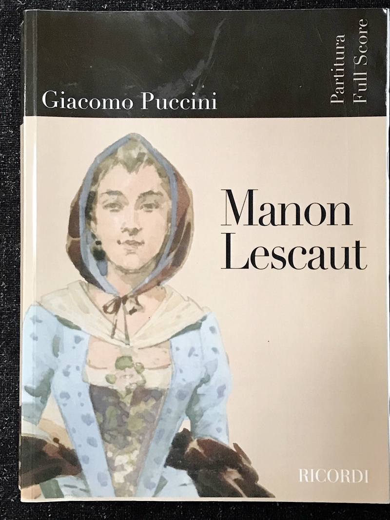 プッチーニ マノン・レスコー puccini manon lescaut 輸入楽譜/洋書