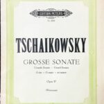 チャイコフスキー グランドソナタ tschaikowsky grande sonate op37 輸入楽譜/ピアノ/1台4手/peters/ペータース
