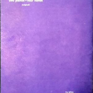 ガーシュウィン ラプソディ・イン・ブルー 2台4手 gershwin rhapsody in blue 輸入楽譜/洋書/ピアノ/new world music