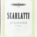 スカルラッティ 25のソナタ scarlatti 25 sonaten 輸入楽譜/洋書/ピアノ/peters/ペータース