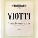 ヴィオッティ ヴァイオリン協奏曲第23番 viotti violin konzert no23 輸入楽譜/洋書/バイオリン/peters/ペータース