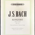 バッハ ヴァイオリン協奏曲第1番 BWV1041 bach konzert a-moll 輸入楽譜/洋書/バイオリン/peters/ペータース