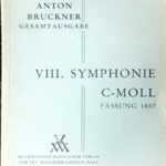 ブルックナー 交響曲第8番第1稿 1887年 Bruckner Symphony No8 c-moll 輸入楽譜/洋書/小型スコア/フルスコア/MWV/音楽学術出版