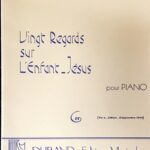 メシアン 幼子イエスに注ぐ20のまなざし Messiaen Vingt regards sur lEnfant-Jesus 輸入楽譜/洋書/ピアノ/durand/デュラン社