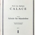 ラファエレ・カラーチェ マンドリンのための教則本 第1巻 輸入楽譜 calace schule fur mandoline heft1 joachim torekel verlag 独語 洋書