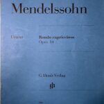 メンデルスゾーン ロンドカプリチオーソ Op.14 輸入楽譜 mendelssohn rondo capriccioso 原典版 urtext ヘンレ henle ピアノ・ソロ piano