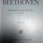 ベートーヴェン 変奏曲集 第2巻 輸入楽譜 beethoven aoriationen fur klavier 原典版 ピアノ piano 洋書