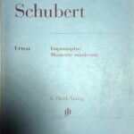 シューベルト 即興曲・楽興の時 輸入楽譜 schubert impromptus moments musicaux 原典版 ピアノ piano 洋書