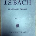 バッハ イギリス組曲 輸入楽譜 bach english suites 原典版 ピアノ piano 洋書