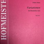 ピエトロ・デニス 変奏曲 輸入楽譜 pietro denis variationen mandoline solo マンドリン 洋書