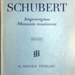 シューベルト 即興曲 楽興の時 輸入楽譜 schubert impromptus moments musicaux 原典版 urtext ヘンレ社 henle ピアノ・ソロ piano solo