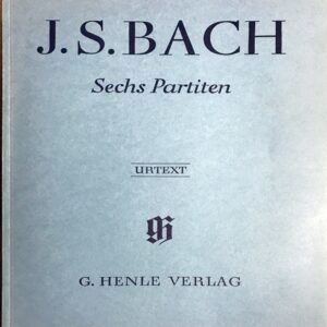 バッハ パルティータ全曲 BWV 825-830 輸入楽譜 bach sechs partiten 原典版 urtext ヘンレ社 henle ピアノ・ソロ piano solo 洋書