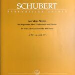 シューベルト 流れの上で Op.119 D 943 (独語) 輸入楽譜 Schubert auf dem strom for voice,horn(violoncello) and piano urtext 声楽