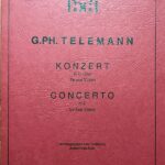 テレマン ヴィオラ協奏曲 ハ長調 輸入楽譜 telemann concerto in C for four violas アンサンブル 洋書