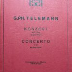 テレマン ヴィオラ協奏曲 二長調 輸入楽譜 telemann concerto in D for four violas アンサンブル 洋書