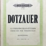 ドッツァウアー 113の練習曲 第1巻 輸入楽譜 dotzauer 113 violoncello-etuden exercises for violoncello チェロ 教本 練習曲 洋書