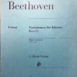 ベートーヴェン 変奏曲集 第2巻 輸入楽譜 beethoven piano variations ピアノ 原典版 洋書