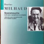 ミヨー スカラムーシュ (アルト・サクソフォンとピアノ) 輸入楽譜 milhaud scaramouche alto saxophne piano 洋書