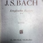 バッハ イギリス組曲 4-6 BWV 809-811 輸入楽譜 bach englische suiten 原典版 ピアノ