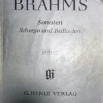 ブラームス ピアノ・ソナタ、スケルツォ、バラード集 輸入楽譜 brahms sonaten scherzo und balladen 原典版 洋書 ピアノ piano