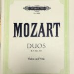 モーツァルト ヴァイオリンとヴィオラのための二重奏曲 KV 423-424 輸入楽譜 mozart duos violine und viola 洋書