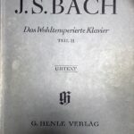 バッハ 平均律クラヴィーア曲集 第2巻 輸入楽譜 bach das wohltemperierte klavier 原典版 ピアノ