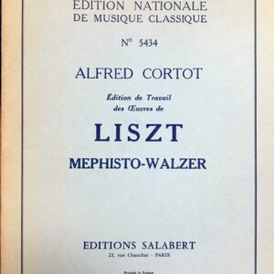 リスト メフィストワルツ 輸入楽譜 liszt mephisto-walzer コルトー編 ピアノ・ソロ piano 洋書