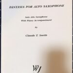 スミス アルト・サクソフォンの為のファンタジア 輸入楽譜 smith fantasia for alto saxophone 洋書