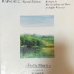 ドビュッシー 狂詩曲 輸入楽譜 debussy rapsodie ラプソディー アルトサクソフォン ピアノ 洋書