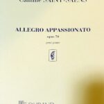 サン＝サーンス アレグロアパッショナート Op.70 輸入楽譜 saint-saens allegro appassionato ピアノ 洋書